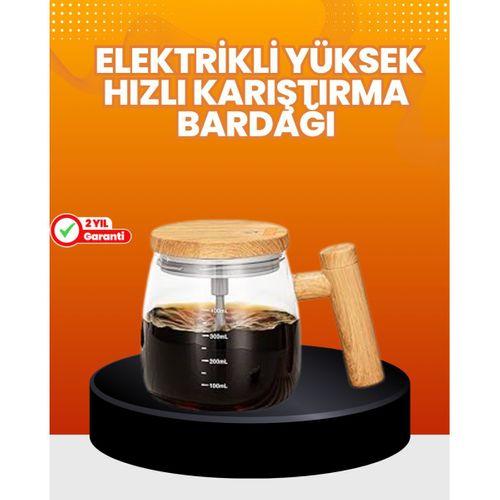 Isıtıcılı Manyetik Karıştırıcı Kupa – 400 ml, C Tipi Şarjlı, Akıllı Tasarım