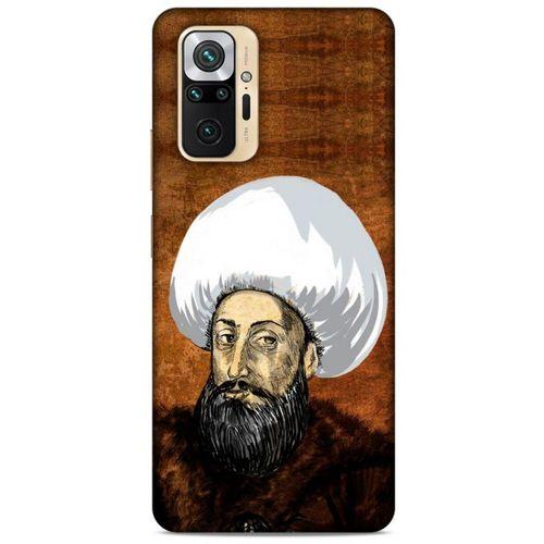 Xiaomi Redmi Note 10 Pro Uyumlu Kılıf Ottoman (48) Bumper Kılıf 4. Mustafa