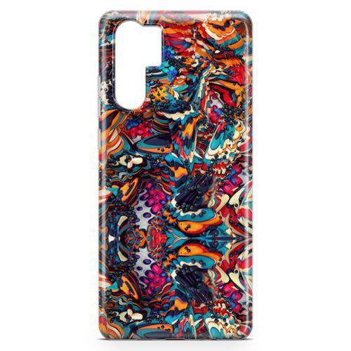 Huawei P30 Pro Kılıf Siyah İnci Arka Kapak Koruma Desenli Full Koruyucu