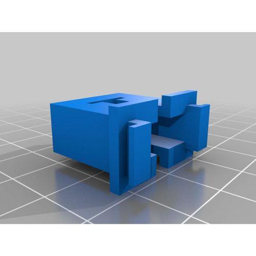 Kasa Rehberi Bar Kilit Rayları için 3D Baskı (Bu ürün Sadece Plastik parçadır - Almadan Önce Soru Sorabilirsiniz)