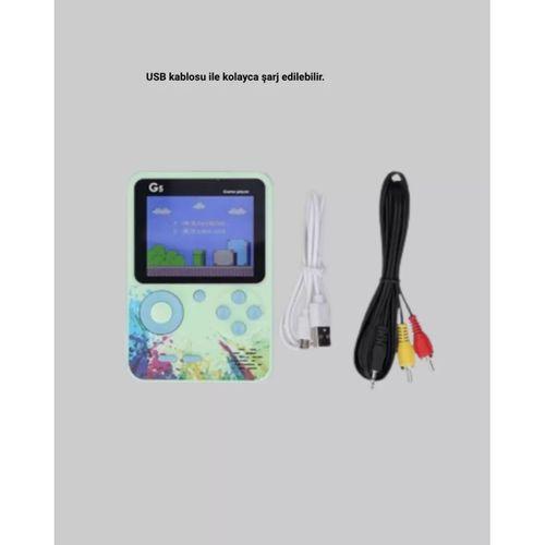G5 Retro Oyun Konsolu 500 Klasik Oyunlu 3 İnç Hd Ekran Ve Tv Bağlantılı