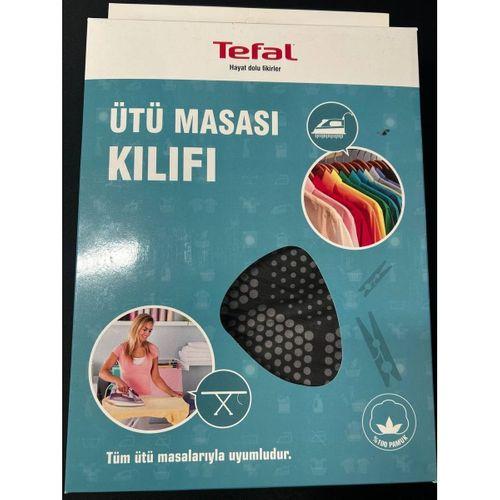 Tefal Ütü Masası Kılıfı Bezi Örtüsü Keçeli %100 Pamuk Yüksek Buhar Geçirgenliği 140x52 cm Dayanıklı Kumaş