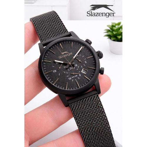 Slazenger İtalyan Tasarım Bileklik Hediyeli 2 Yıl Garantili 10 Atm Çelik Erkek Kol Saat ESH2460.05