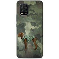 Xiaomi Mi 10 Lite Kılıf Köpek Kıyafetleri (49) Ultra Silikon Kılıf Kamuflaj Mont