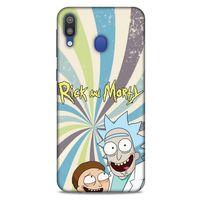 Samsung Galaxy M20 Uyumlu Kılıf Rick And Morty (3) Kapak President Morty