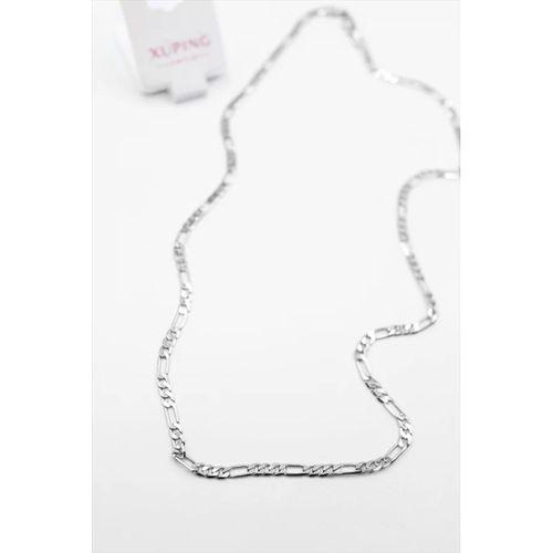 Ezme Zincir Kolye - 60 cm - Gümüş