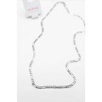 Ezme Zincir Kolye - 60 cm - Gümüş