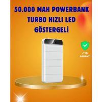50000mah Led Göstergeli Taşınabilir Şarj Cihazı