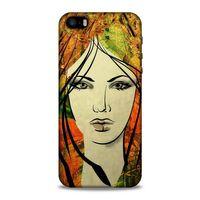 Lopard Apple Iphone 5 Uyumlu Kılıf Sürreal Yüzler ♀ (29) Arka Koruma Kılıfı Baskılı