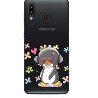 Zoologix (75) Samsung Galaxy A20 Şeffaf Kılıf Silikon Desenli