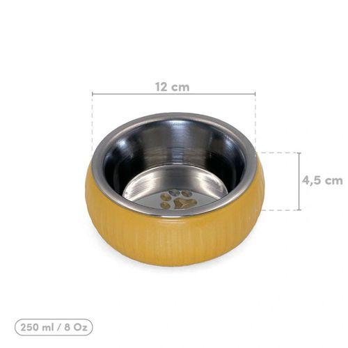 Mikopet Organik Seramik Mama Kabı Sarı