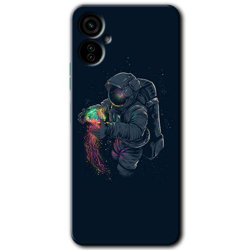 Tecno Spark 9 Pro Kılıf HD Desen Baskılı Arka Kapak - Astronot Kıyafeti