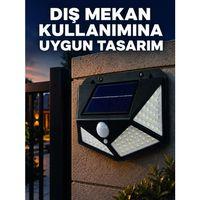 Güneş Enerjisi İle Şarj Olan Hareket Sensörlü 3 Modlu Led Dış Mekan Duvar Aydınlatması