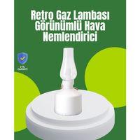 Usb Şarjlı Retro Gaz Lambası Hava Nemlendirici Led Atmosfer Işıklı