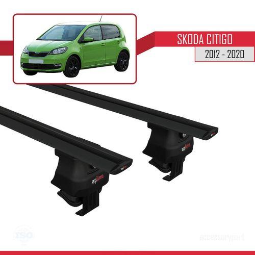 Skoda Citigo 2012-2020 Arası ile uyumlu ACE-4 Ara Atkı Tavan Barı SİYAH