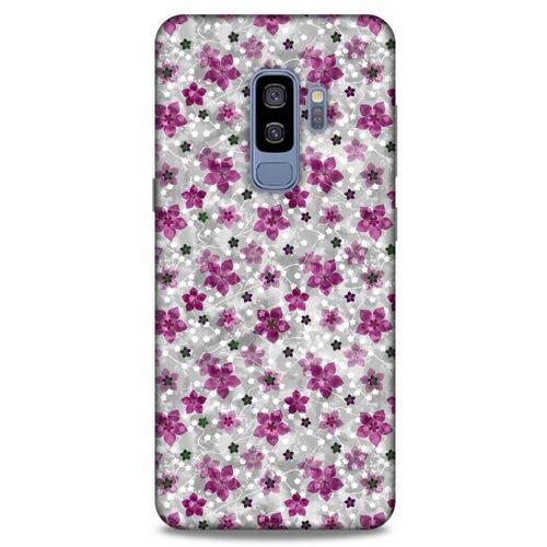 Samsung Galaxy S9 Plus Uyumlu Kılıf Pembe Delisi (6) Silikon Kılıf Çiçek