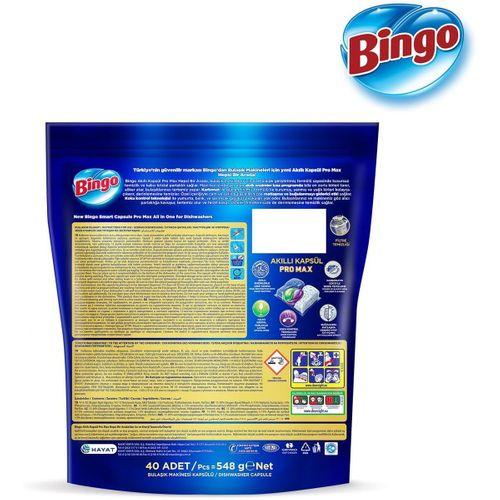 Bingo Pro Max Bulaşık Makinesi Deterjanı Tableti 40’lı