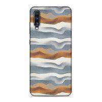 Samsung Galaxy A70 Uyumlu Kılıf Romans (14) Lansman Kılıf Beyaz Gri