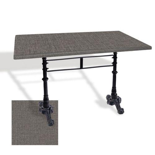 Dockers Çipa 3002 Döküm Ayak Masa 80x120 cm - (Werzalit, Wermodin ve Allzalit Tabla) - Twister