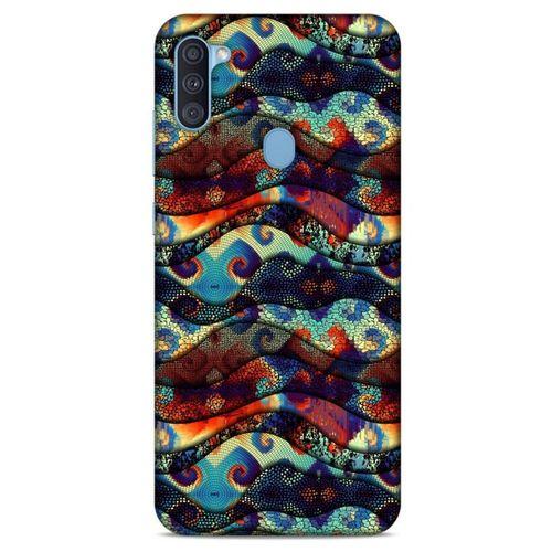 Samsung Galaxy A11 Kılıf Baskılı Özel Seri Taşlı (41) Tank Kılıf