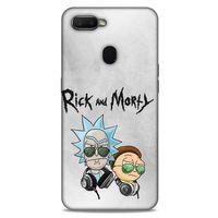 Oppo Ax7 Uyumlu Kılıf Rick And Morty (4) Koruma Kılıfı Eye Patch Morty