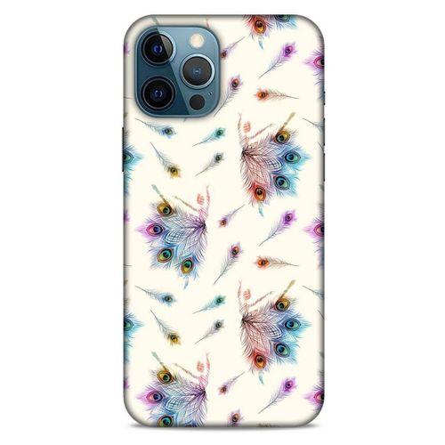 Apple iPhone 12 Pro Max Kılıf Desenli Özel Seri Tüyler (35) Fit Design Kılıf