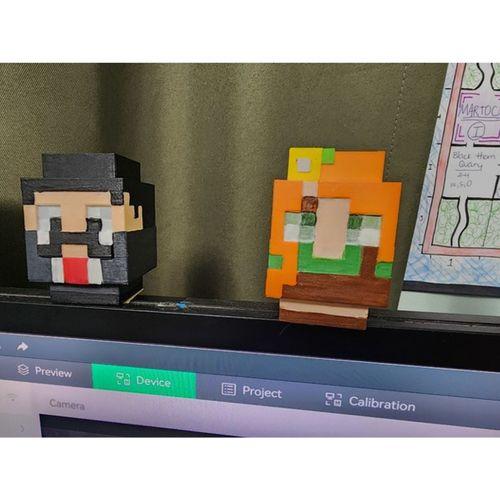 Hermitcraft Paskalya Yumurtası S Mumbo ve Geminitay (Bu ürün Sadece Plastik parçadır - Almadan Önce Soru Sorabilirsiniz)