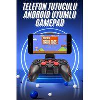 Joystik Gamepad Bluetooth Telefon Tutucu Oyun Kolu Telefon Android Uyumlu