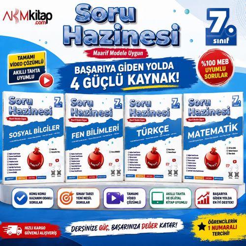 Nartest Yayınları 7. Sınıf Soru Hazinesi Seti 4 Kitap