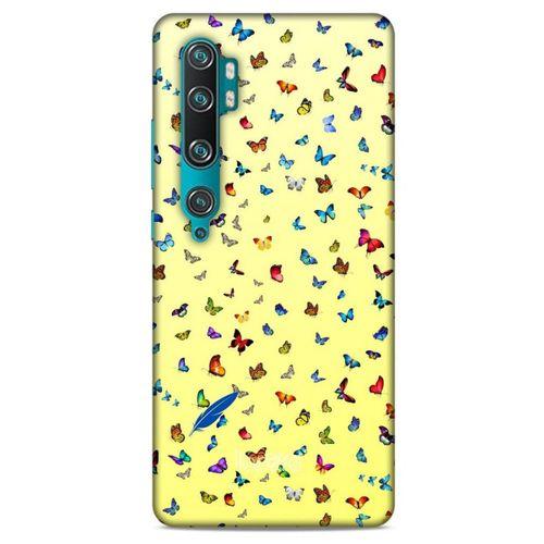 Xiaomi Mi Cc9 Pro Kılıf Kelebek Etkisi (14) Lansman Kılıf Kırmızı Krem