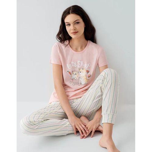 Arnetta 3571-s Kısa Kol Pijama Takımı