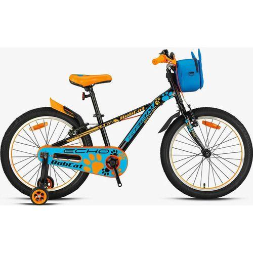 Kron Bobcat 16 Jant Erkek Çocuk Bisikleti Siyah-Mavi/Turuncu
