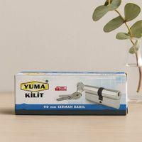 90 mm Nikel Saten Silindir Barel (3 Anahtar)