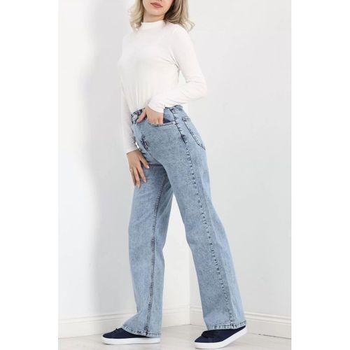 pilelistore Palazzo Kot Pantolon Açıkmavi