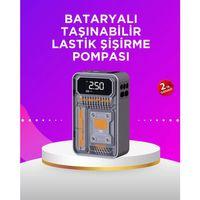 Mini Boy Elektrikli Şarjlı Yüksek Basınçlı Lastik Şişirme Pompası