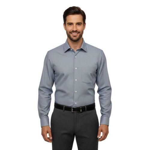 Erkek Slim Fitt Uzun Kol Petek Dokulu Gömlek 3850 BGL-ST04812