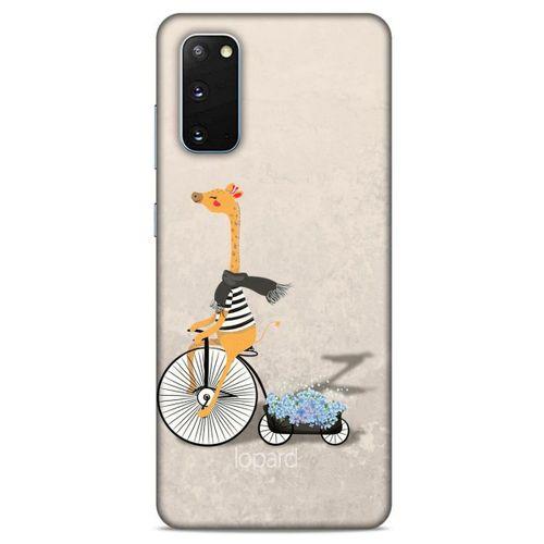 Samsung Galaxy S20 Kılıf FunnyMaX (17) Tasarım Kılıf Bej Zürafa