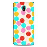 Xiaomi Redmi 8A Kılıf Pastel Renkler (30) Silicone Case Turkuaz Pembe