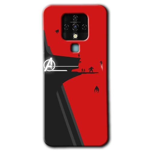 Potkal Hediye Fabrikası Tecno Camon 16 Kılıf HD Desen Baskılı Arka Kapak - Avengers Tower