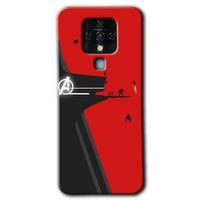 Potkal Hediye Fabrikası Tecno Camon 16 Kılıf HD Desen Baskılı Arka Kapak - Avengers Tower