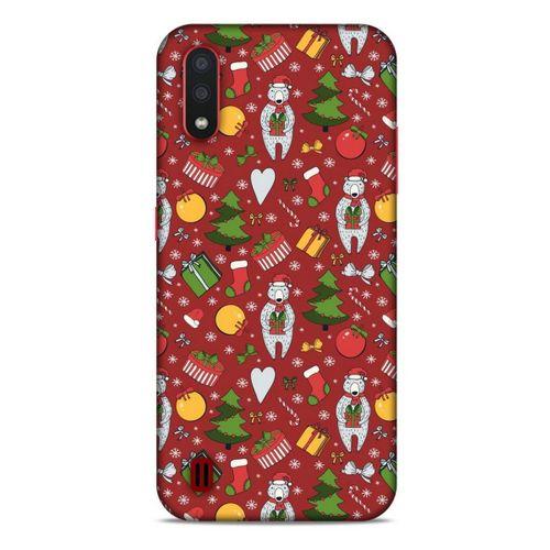 Yılbaşı Süsleri 45 Samsung Galaxy A01 Kılıf Silikon Kapak