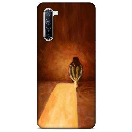 Oppo Reno 3 Pro 5g Kılıf Depresyon (47) Crystal Flex Kılıf Siyah Kırmızı