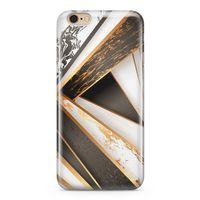 Apple iPhone 6 6s Kılıf Rose Mermer Arka Kapak Koruma Desenli Full Koruyucu