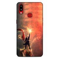 Samsung Galaxy A10s Kılıf Atatürk (44) Tough Armor Kılıf Alev Kırmızı