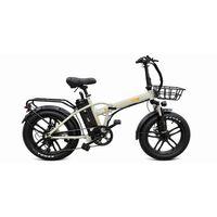 Alba Fold F Premium 10 Ah 20 Jant Fatbike Katlanır Elektrikli Bisiklet - Uzay Gri
