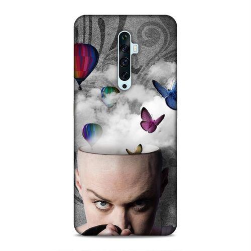 Oppo Reno 2Z Kılıf Ucan Hayaller Arka Kapak Silikon Koruma Full Koruyucu