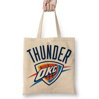 Thunder Okc Logo Bez Çanta Uzun Saplı