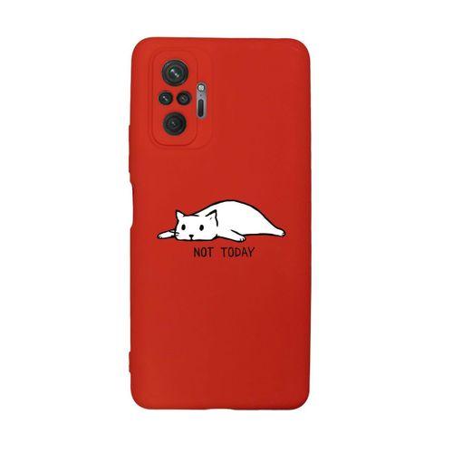Xiaomi Redmi Note 10 Pro Uyumlu Not Today Desenli Premium Silikonlu Lansman Telefon Kılıfı