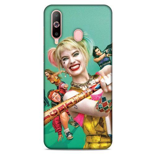 Samsung Galaxy A60 Uyumlu Kılıf Harley Quinn (33) Hybrid Kılıf Lavanta grisi
