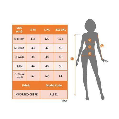 Kadın Uzun Kollu Kalp Yaka önden çapraz Detaylı Midi Ithal Krep Elbise